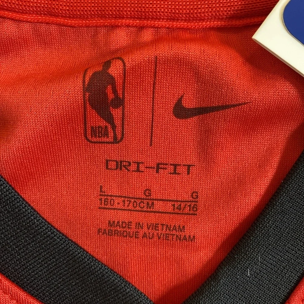 Nike Jalen Green Houston Rockets Icon Edition‎ Red Swingman Jersey Youth Large